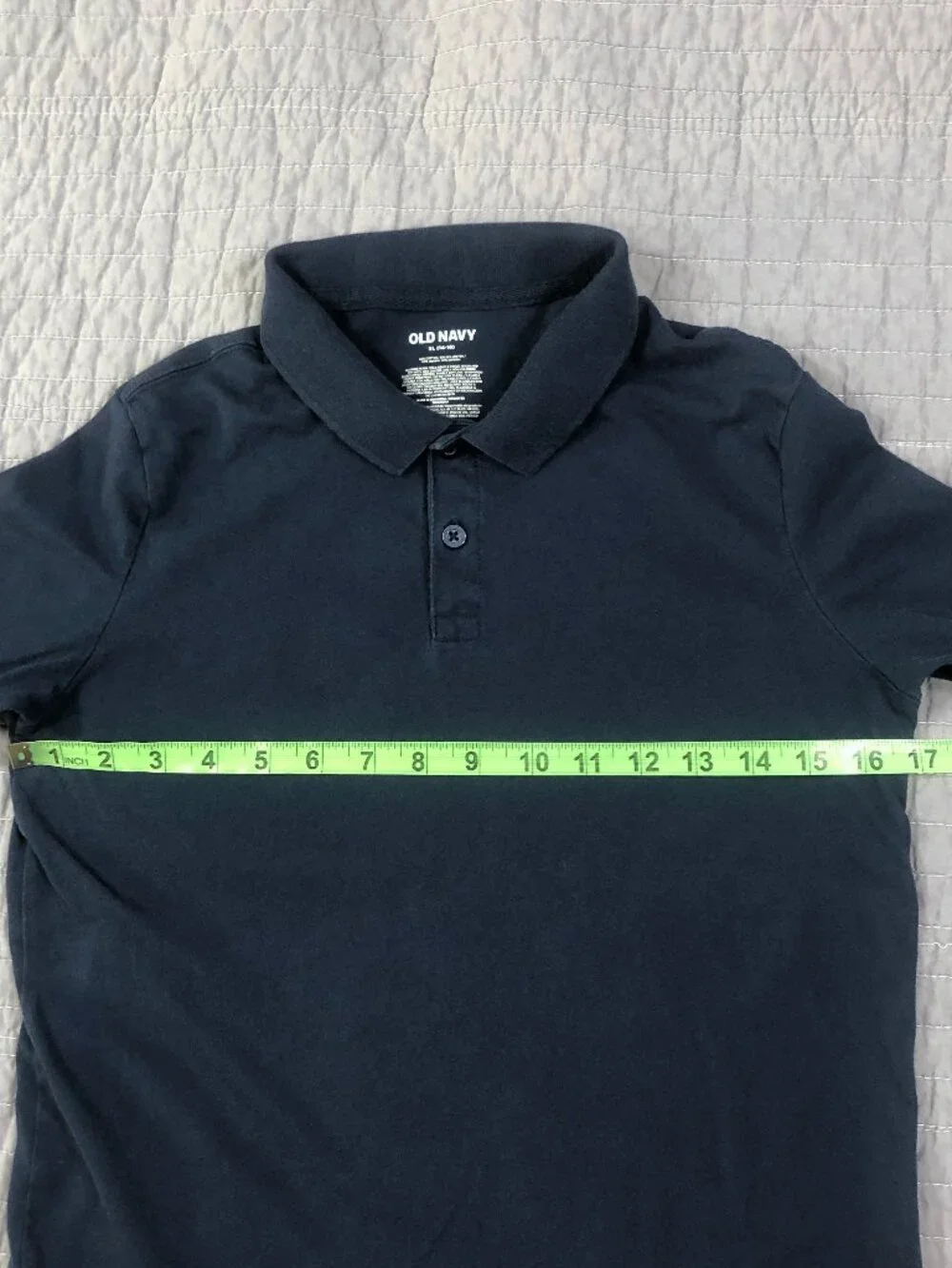 4/$15 Old Navy Polo Shirt Boy Youth XL 14-16 Blue Classic Preppy School Uniform